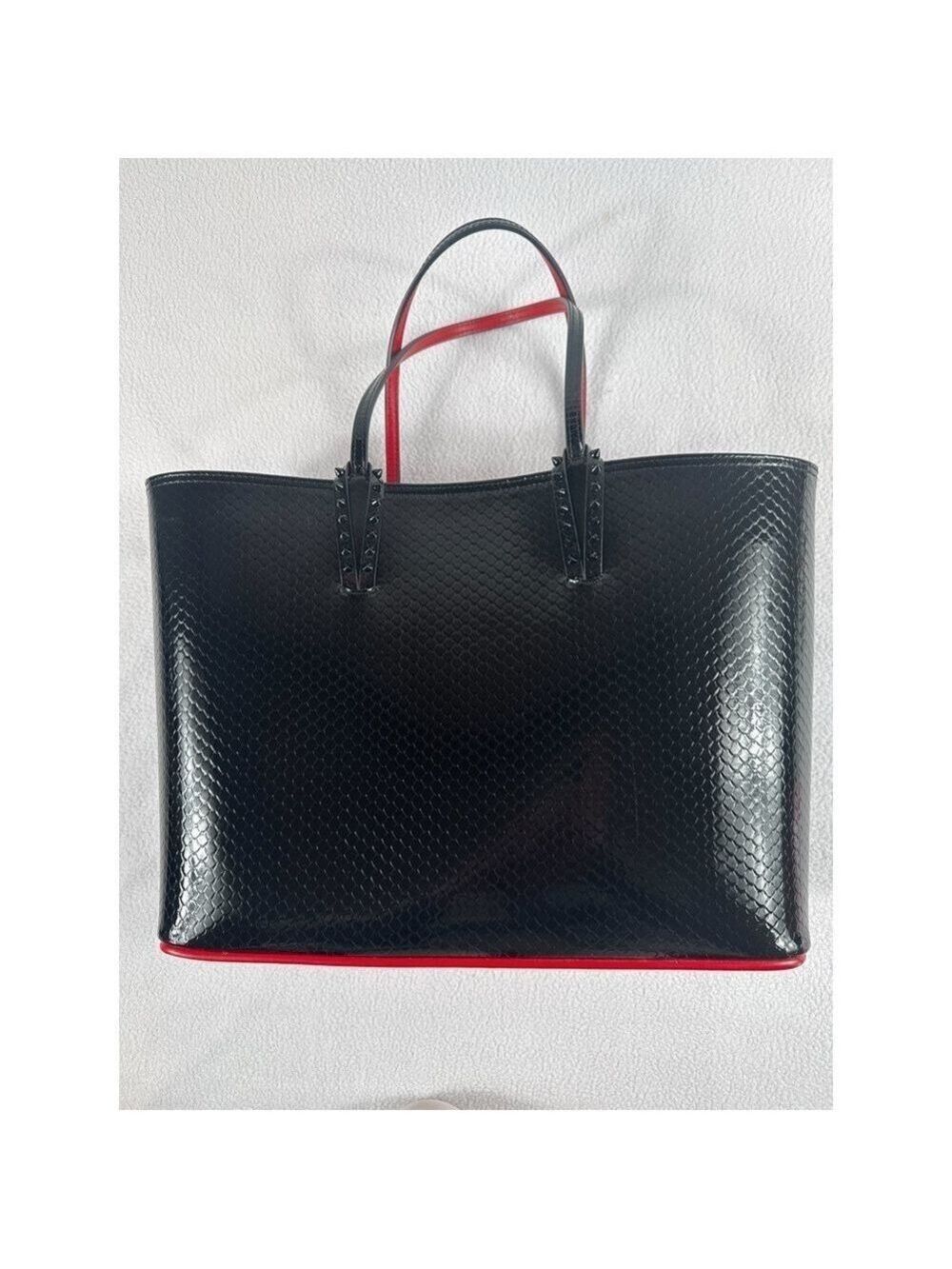 Christian Louboutin Large Cabata Birdy Tote – Black Patent - Picture 15 of 16